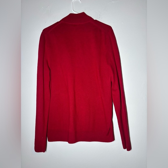 Express Quarter Zip Sweater Mens extra fine Merino Wool size M - Picture 3 of 5